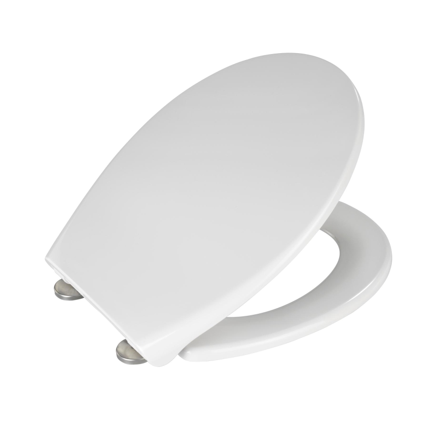 WENKO 21903100-WC тоалетно седало SAMOS 44,5x37,5 cm бяло/сребристо