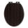 WENKO 22015100-WC тоалетно седало WENGE 35,5x42,5 cm кафяво/сребристо