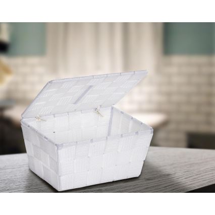 WENKO 22077100 - Кошница ADRIA 19x14 см бяла