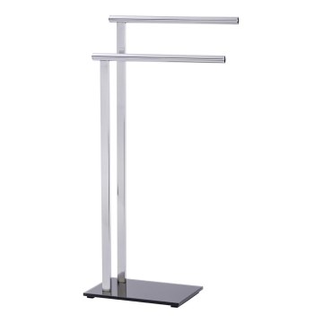 WENKO 22090100 - Стойка за кърпи LAVA 42x81 см неръждаема стомана/сребърна/черна