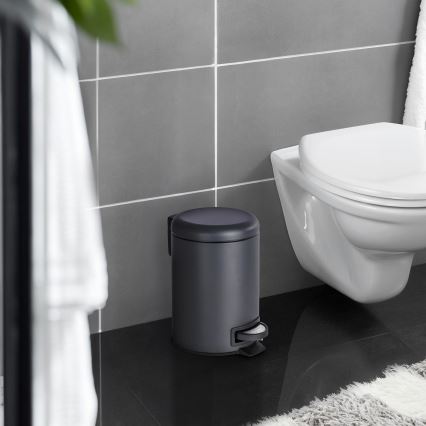 WENKO 22143800 - Кош LEMAN 17x25 см, черен