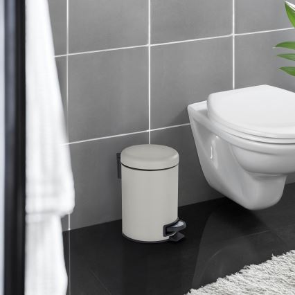 WENKO 22149100 - Кош LEMAN 17x25 cm бежов/черен