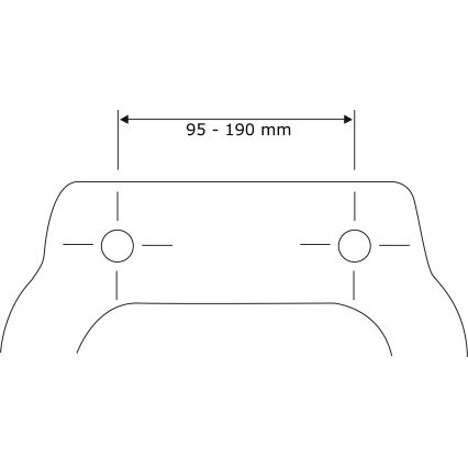 WENKO 22402100-WC седалка SAMOS 44,5x37,5 см сива/сребриста