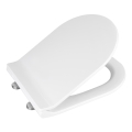 WENKO 22415100-Тоалетна седалка HABOS 46x36 cm бяла/сребриста