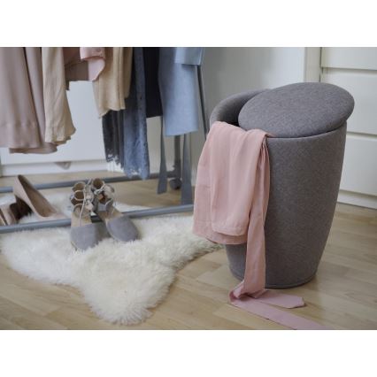 WENKO 22448100 - Столче CANDY 36x50,5 см сиво/черно