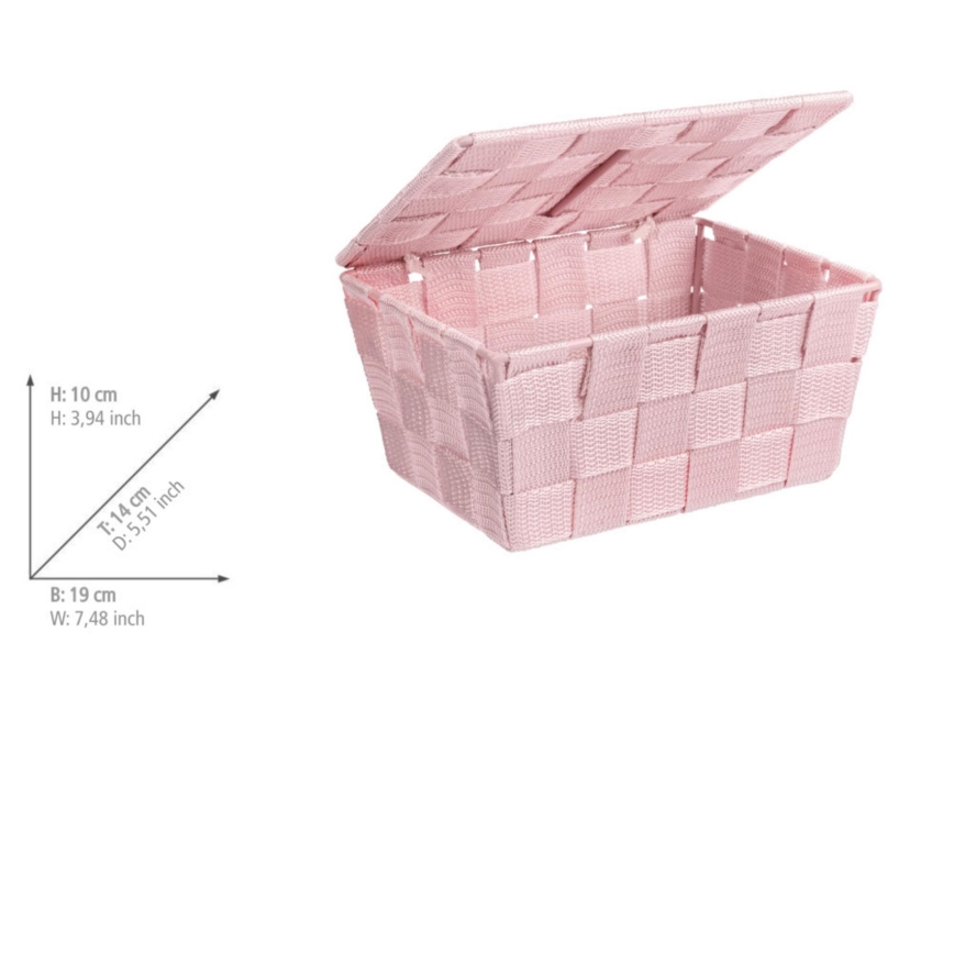 WENKO 22574100 - Кошница ADRIA 19x14 cm розова