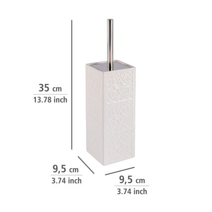 WENKO 22651100 - четка за тоалетна CORDOBA 9,5x35 cm бяла