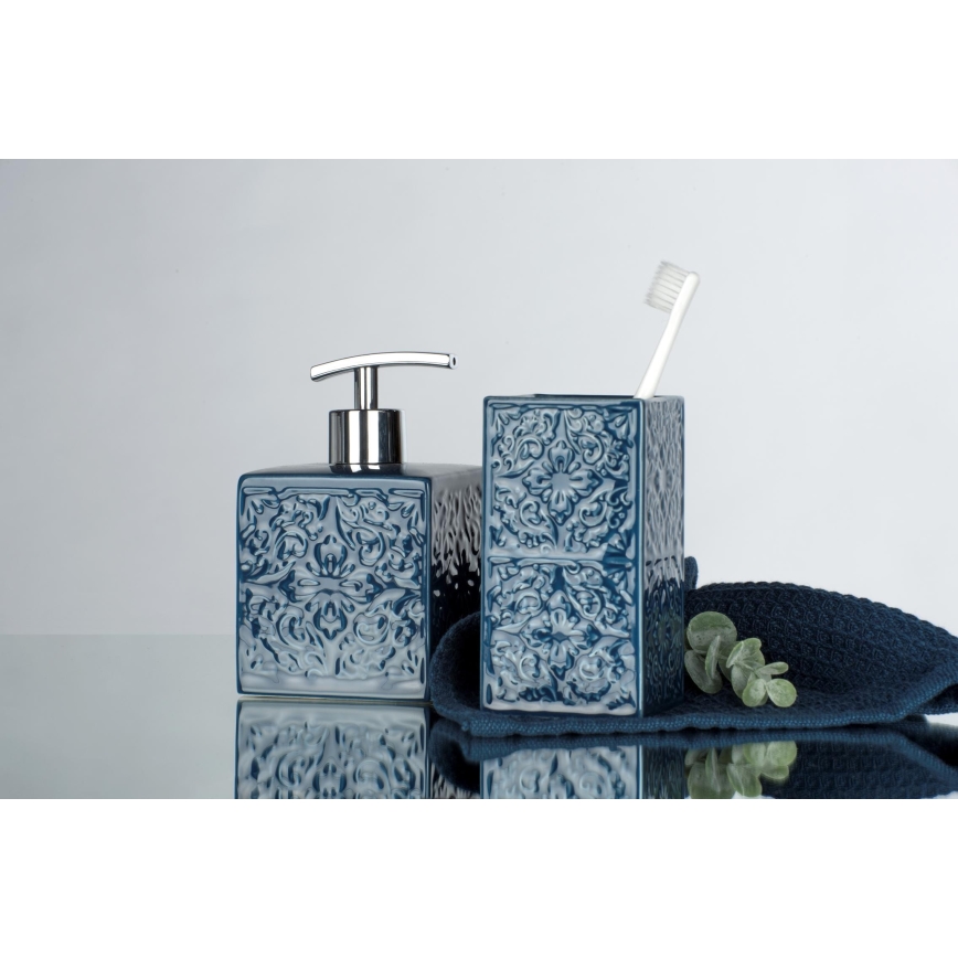 WENKO 22653100 - Дозатор за течен сапун CORDOBA 500 ml син