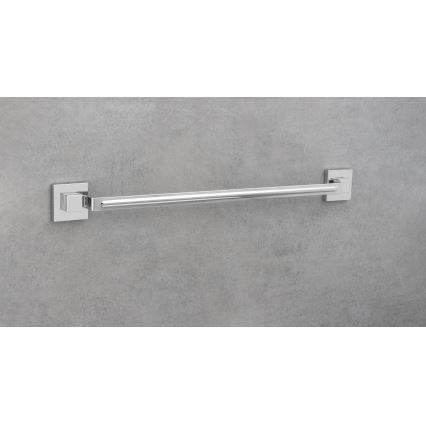 WENKO 22684100-Държач за кърпи VACUUM-LOC QUADRO ED 60,5x6 cm сребрист/лъскав хром