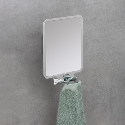 WENKO 22693100 - Козметично огледало VACUUM-LOC QUADRO ED 14x19,5 см лъскав хром