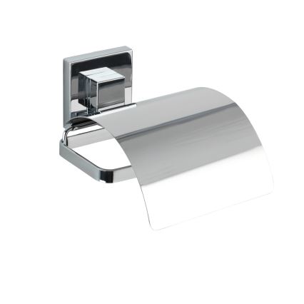 WENKO 22696100-Държач за тоалетна хартия VACUUM-LOC QUADRO ED 13x14 cm лъскав хром