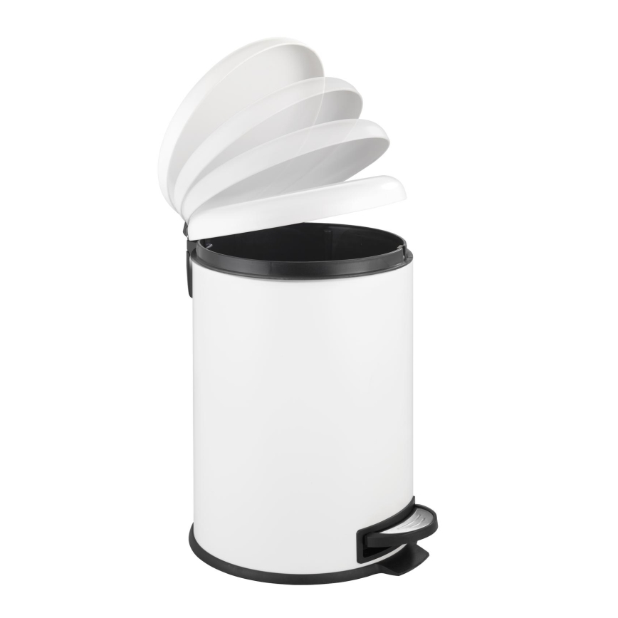 WENKO 22708100 - Кош LEMAN 30,5x44 cm бял/черен