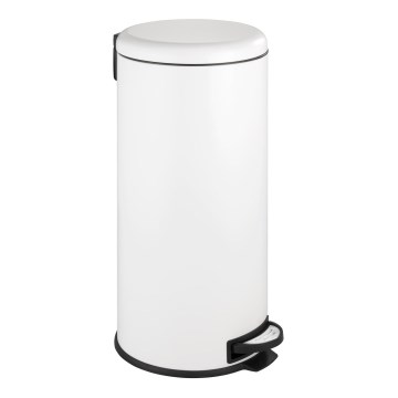 WENKO 22709100 - Кош LEMAN 30,5 x 64 см, бял/черен