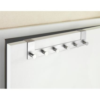 WENKO 22804100-Закачалка CELANO 39x11 cm неръждаема стомана/сребриста