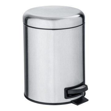 WENKO 22829100 - Кош LEMAN 17x25 см неръждаема стомана/сатиниран/черен