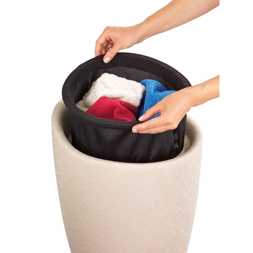 WENKO 22834100 - Столче CANDY 36x50,5 cm бежово/черно