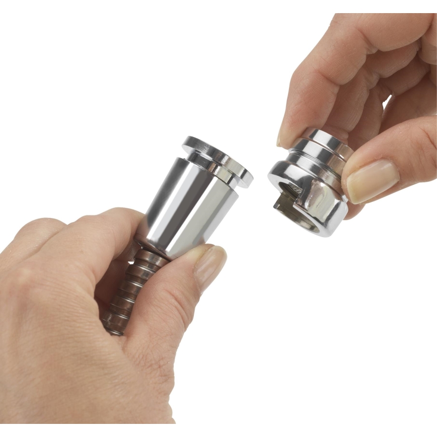 WENKO 22866100 - Душ UNIVERSAL 170x6,5 cm лъскав хром/сребрист/сив