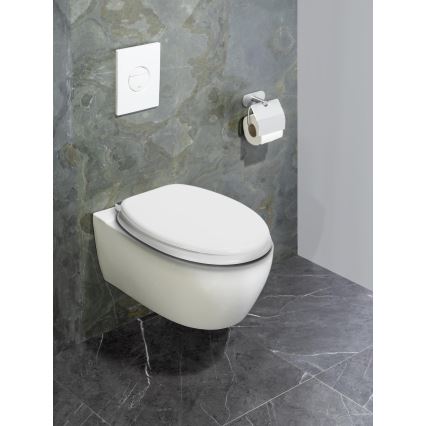 WENKO 22885100-WC тоалетна седалка URBIO 36x42,5 см бяла/сребриста