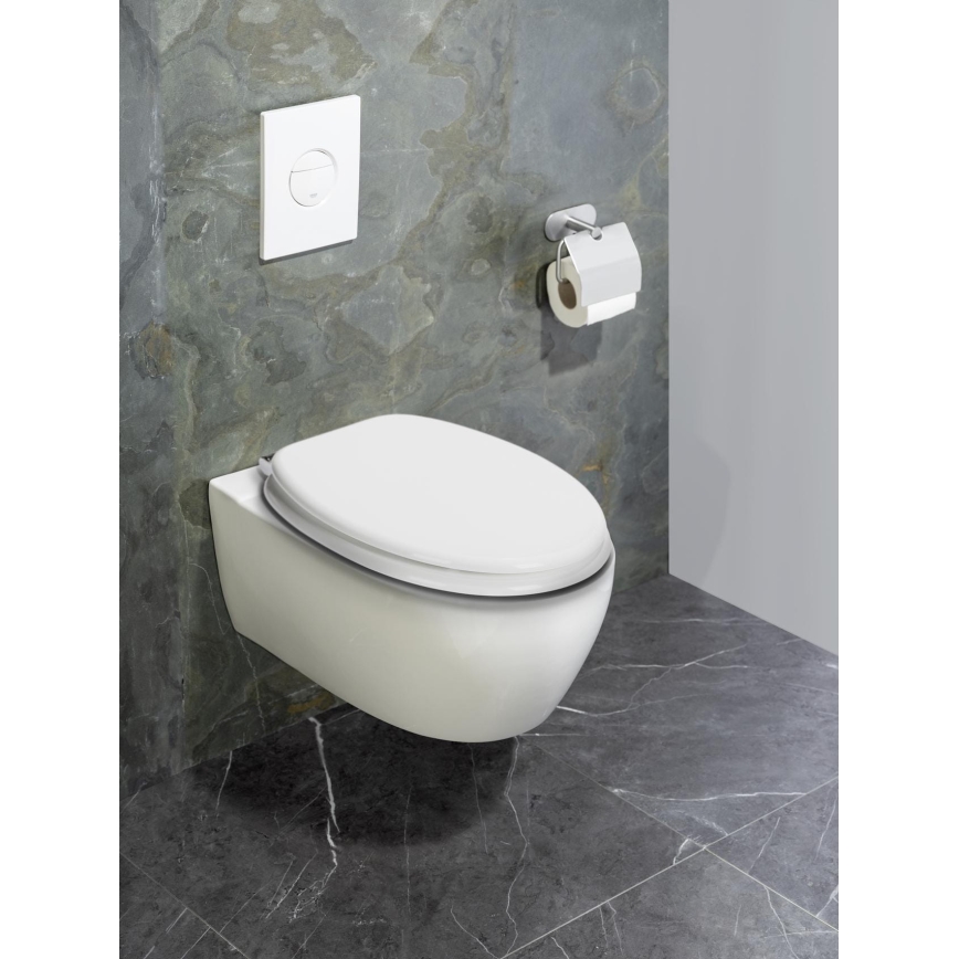 WENKO 22885100-WC тоалетна седалка URBIO 36x42,5 см бяла/сребриста