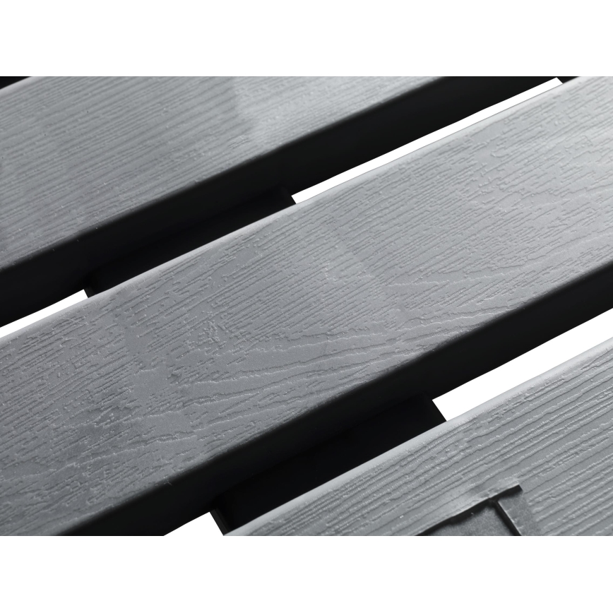 WENKO 22947100 - Подложка за душ, подходяща за вътрешна и външна употреба, 55 x 55 см, сива