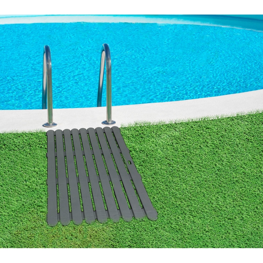 WENKO 22948100-Изтривалка за вътрешна и външна употреба 50 x 80 см сива