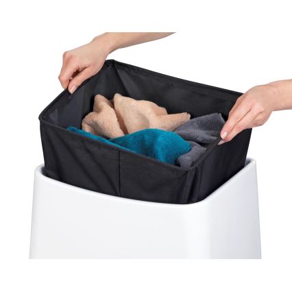 WENKO 22949100 - Столче WING 45x48 см бяло/черно