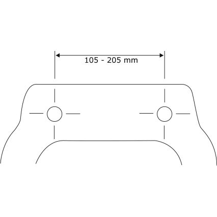 WENKO 22977100-Тоалетно седало BELLEVUE 35,5x42,5 cm антрацит/сребрист