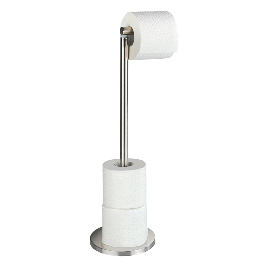 WENKO 22985100 - Държач за тоалетна хартия 21x55 см неръждаема стомана/сребрист