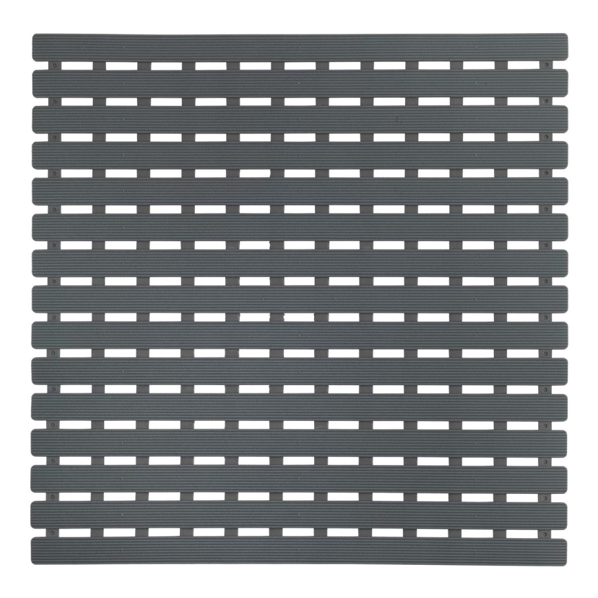 WENKO 23125100-Подложка за душ ARINOS 54x54 cm сива/сива