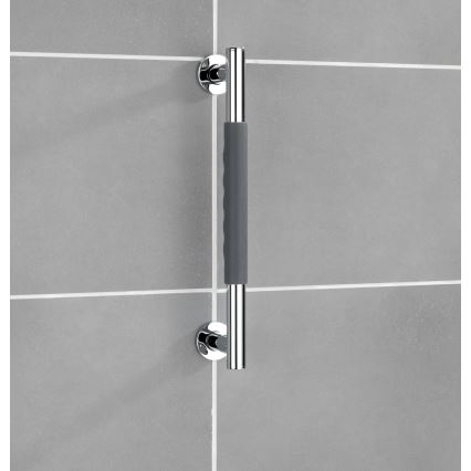WENKO 23284100-Ръкохватка SECURA 40,5x9 cm неръждаема стомана/антрацит/лъскав хром