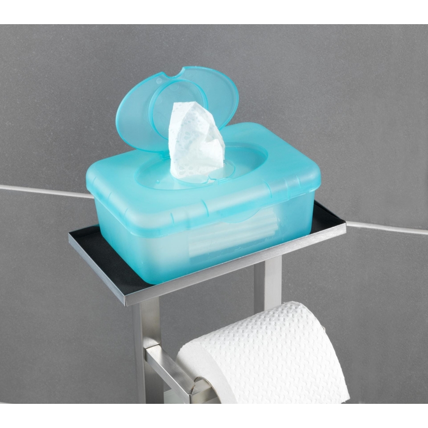 WENKO 23364100 - Четка за WC DEBAR 21x70,5 cm неръждаема стомана/сатен/бяла