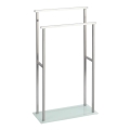 WENKO 23438100 - Стойка за кърпи DEBAR 20x83 cm неръждаема стомана/сатен/бяла