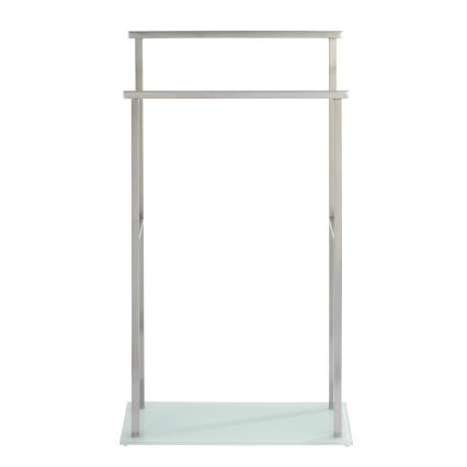 WENKO 23438100 - Стойка за кърпи DEBAR 20x83 cm неръждаема стомана/сатен/бяла