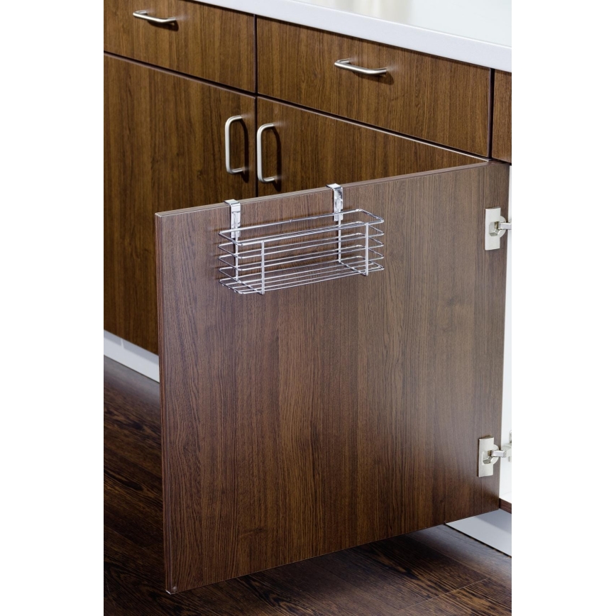 WENKO 2344100 - Кошница SLIM 24x11,5 cm, лъскав хром/черна