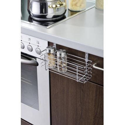 WENKO 2344100 - Кошница SLIM 24x11,5 cm, лъскав хром/черна