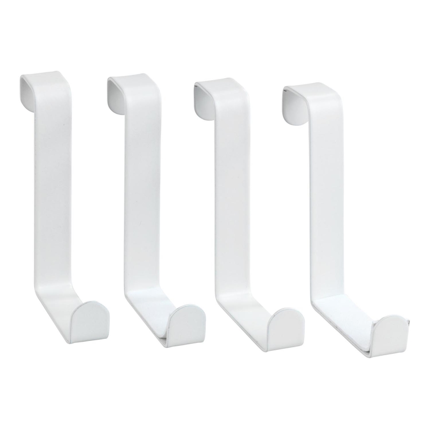 WENKO 23545100-Закачалка за врата 7,6x6 cm бяла