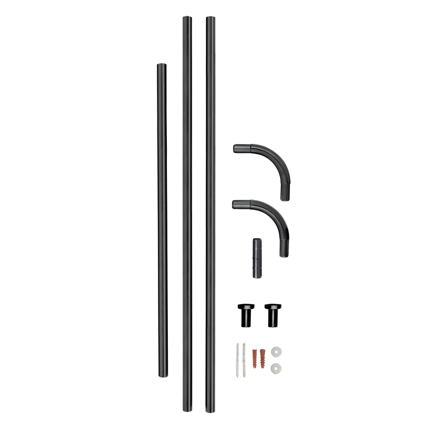 WENKO 23565100 - Черен прът 2 x 2 см