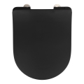WENKO 23827100-WC седалка SEDILO 45,2x36,2 cm черна/сребриста