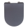 WENKO 23828100-WC тоалетно седало SEDILO 45,2x36,2 cm сиво/сребристо