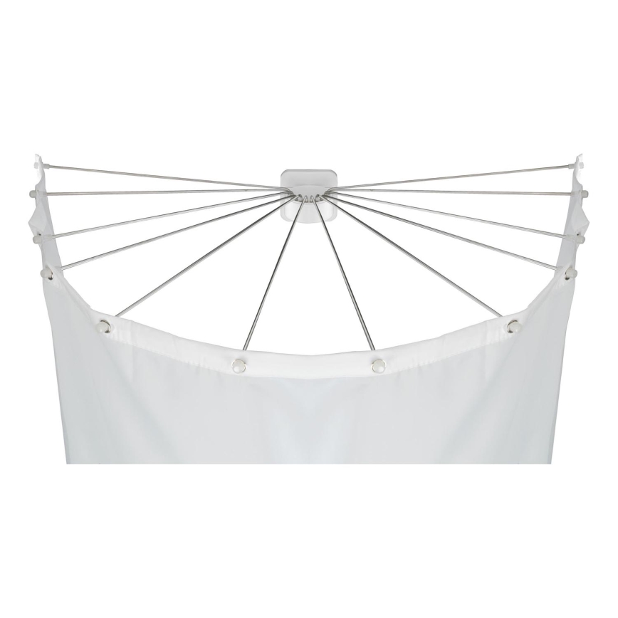 WENKO 23863100 - Държач за душ 96x72 см неръждаема стомана/бял