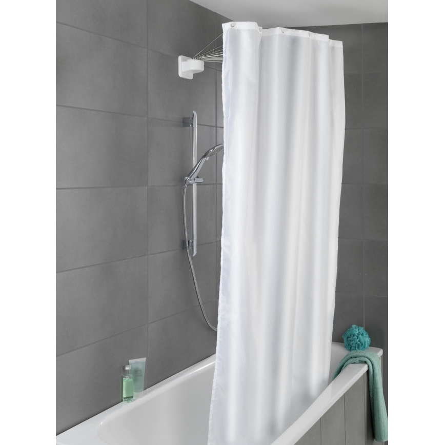 WENKO 23863100 - Държач за душ 96x72 см неръждаема стомана/бял