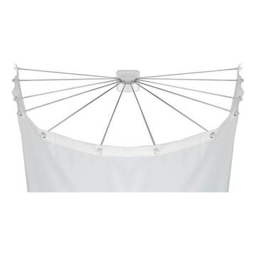 WENKO 23863100 - Държач за душ 96x72 см неръждаема стомана/бял