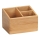 WENKO 23916100 - Органайзер TERRA 12x9 cm кафяв
