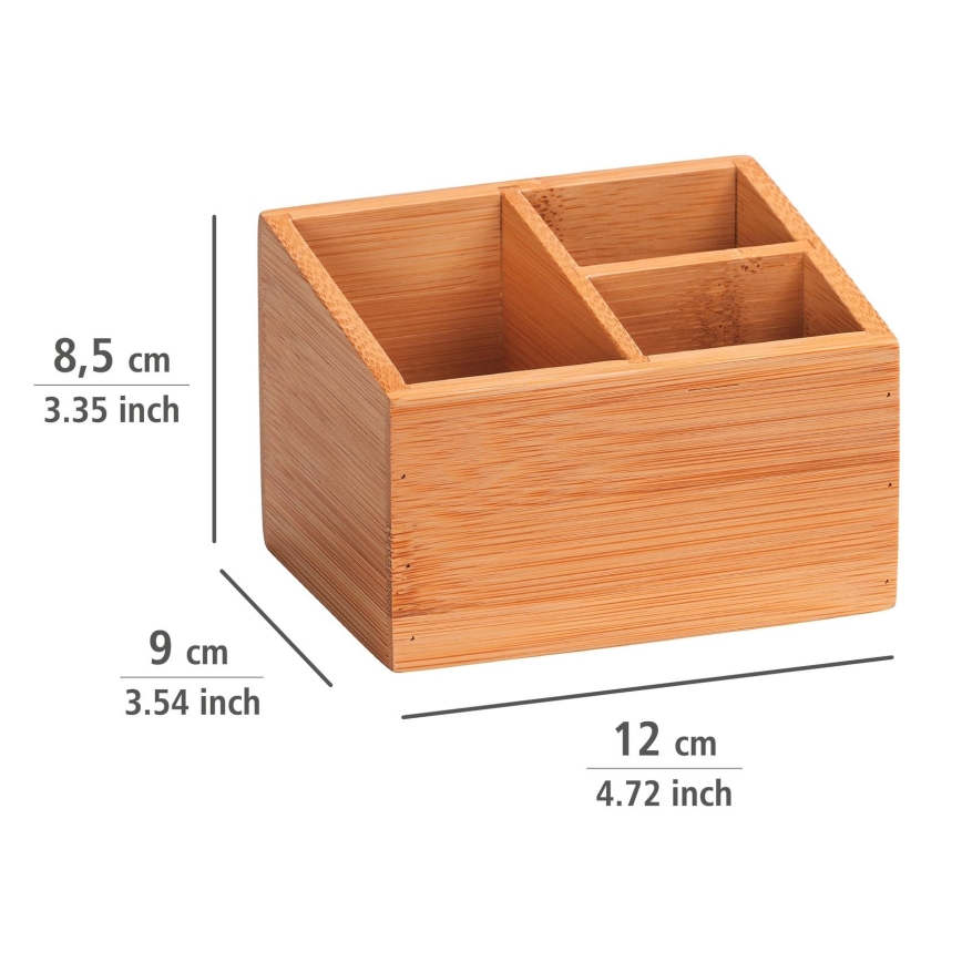 WENKO 23916100 - Органайзер TERRA 12x9 cm кафяв