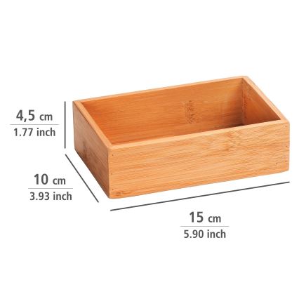 WENKO 23918100 - Поднос TERRA, 15 x 10 см, кафяв