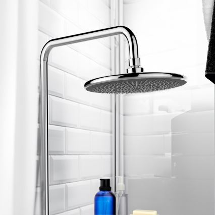 WENKO 23998100 - Душ глава със система за пестене на вода 22,5 x 22,5 см, полирано хромово покритие