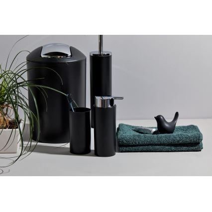 WENKO 24078800 - Комплект CALVO 6,5x13 см черен/лъскав хром