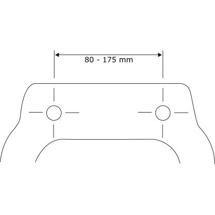 WENKO 24080800-WC Тоалетна седалка TAVOLA 36,5x45 cm бяла с хромиран гланц