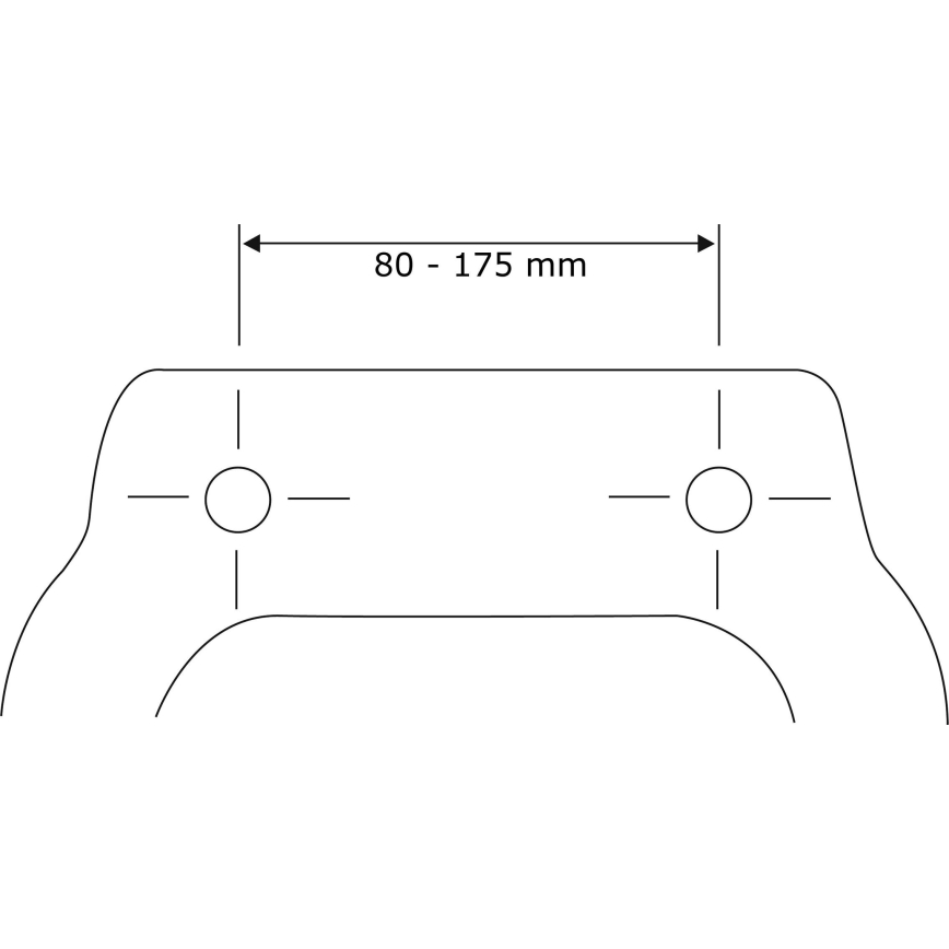 WENKO 24082800 - Тоалетна седалка DROPLETS 45x38,8 cm син/бял