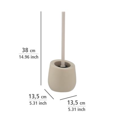 WENKO 24136100 - Четка за WC BADI 13,5x38 см бежова